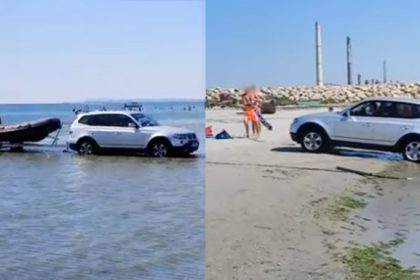 cu masina bmw la plimbare pe mare si pe plaja video 66b9b28d3ad3a