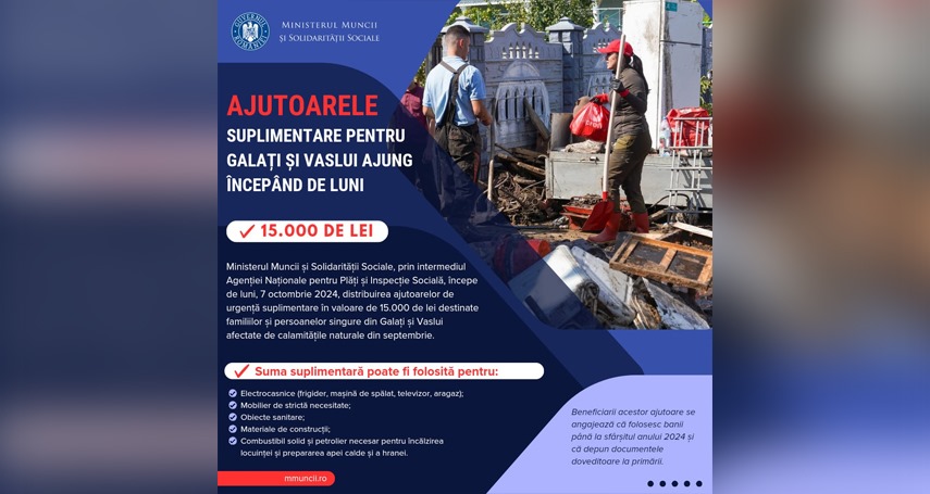 ajutoarele suplimentare pentru galati si vaslui ajung incepand de luni 66ffe0905c1db