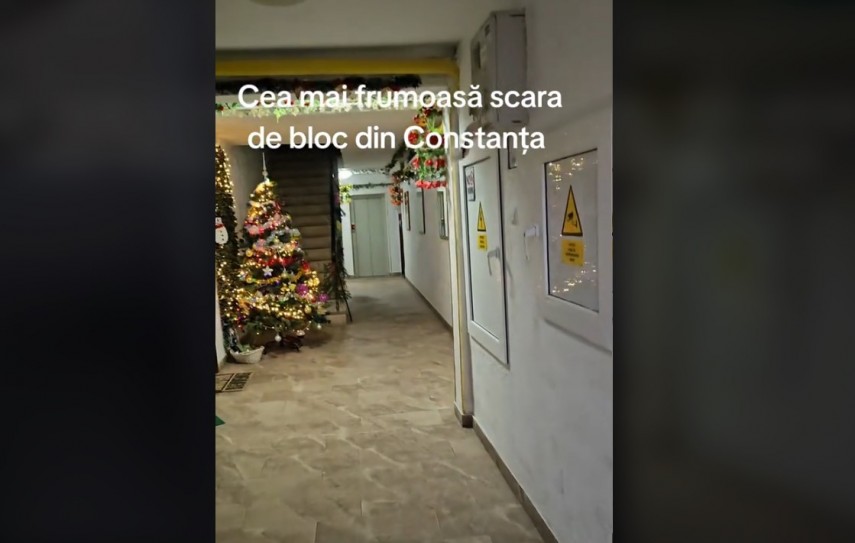 cum arata cea mai frumoasa scara de bloc din constanta de sarbatori video 676eb28897b97