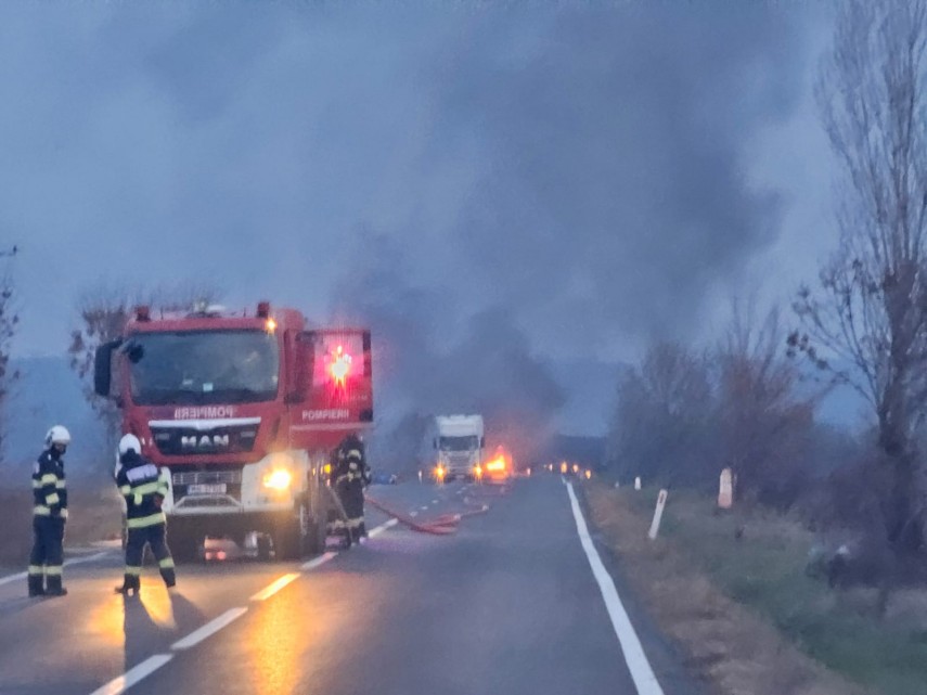 trafic reluat pe dn 72 dupa accidentul cu autocisterna incarcata cu gpl 676b0581c7749
