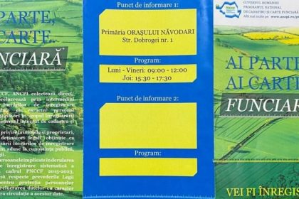 actiune gratuita de inregistrare sistematica a imobilelor in cartea funciara la navodari 67e9aee5e15a6