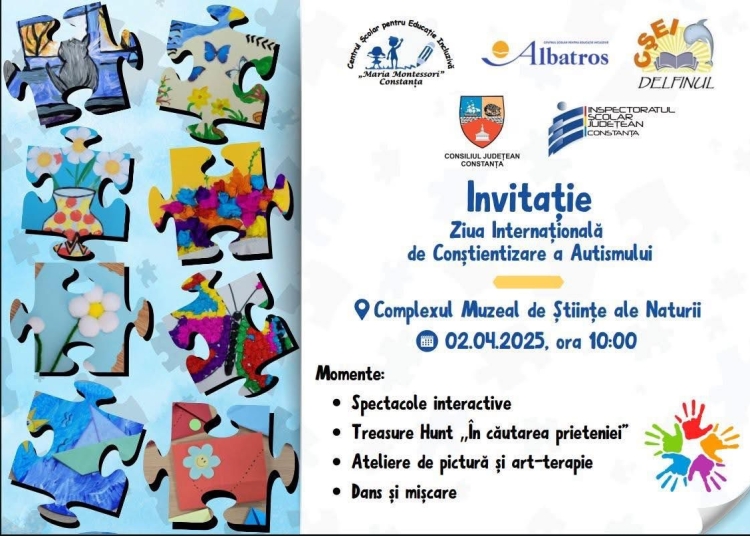 centrele scolare delfinul albatros si maria montessori organizeaza un eveniment dedicat zilei internationale de constientizare a autismului 67ea936972a01