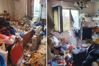 galerie foto locatarii unui bloc din tomis nord sunt exasperati de un vecin fost militar care si a transformat apartamentul intr o ghena de gunoi 67e1f03b7dbcf