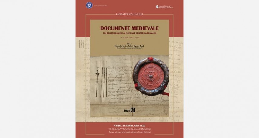 muzeul national de istorie a romaniei lanseaza primul volum documente medievale 67d94bc69d658