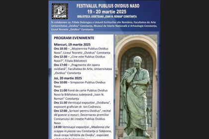 suita de activitati la biblioteca judeteana constanta cu ocazia festivalului publius ovidius naso 67d008125102a