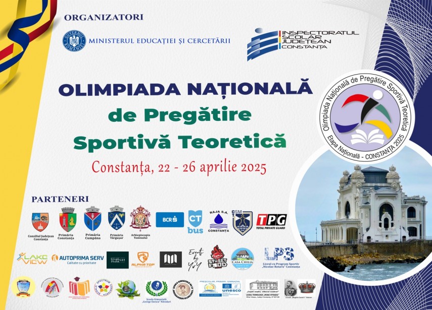 constanta gazduieste faza finala a olimpiadei nationale de pregatire sportiva teoretica 2025 6807a190b580a