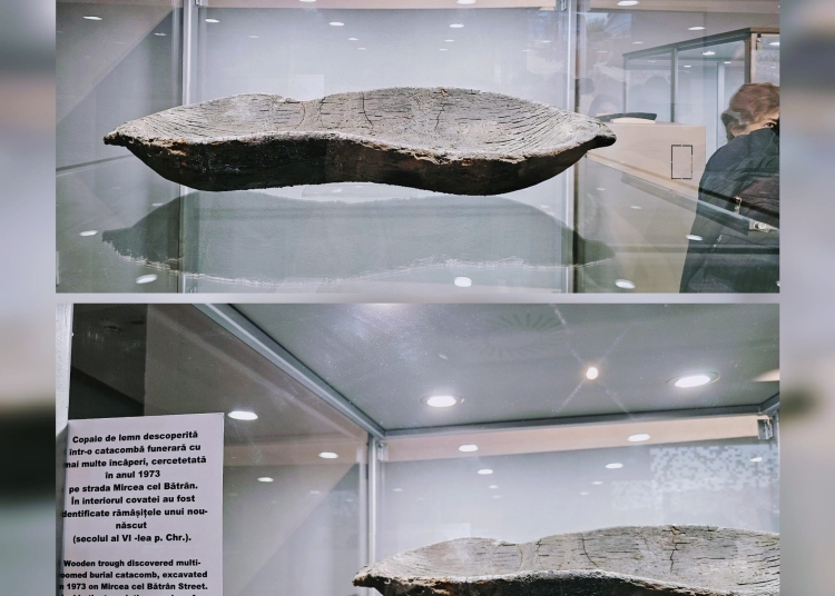 copaie din lemn veche de 1 600 de ani descoperita in centrul orasului proteja osemintele unui prunc 67eb20c67101a