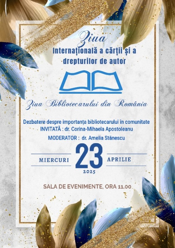 dezbatare la biblioteca judeteana constanta cu ocazia sarbatoririi zilei bibliotecarului din romania 67f7ac55b67d3