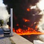 incendiu in portul tomis din constanta o ambarcatiune a luat foc 6804e9331cd4c