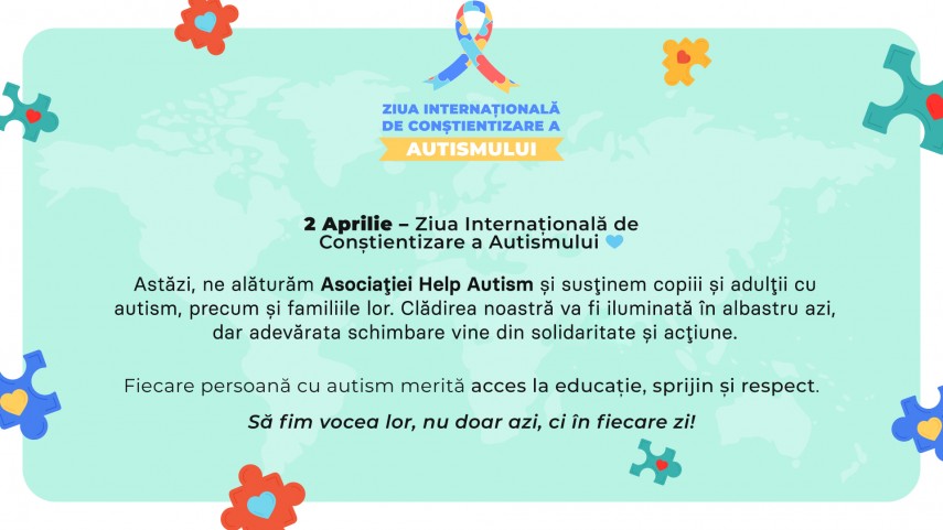 muzeul national de istorie a romaniei marcheaza ziua internationala de constientizare a autismului 67ecf3ce45d41