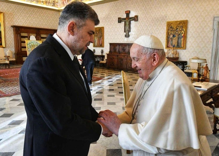 premierul ciolacu despre papa francisc am fost privilegiat sa l intalnesc anul trecut la vatican si sa i multumesc pentru sprijinul oferit comunitatii romanesti din italia 6806098222fe5