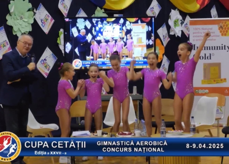 video mezinele de la cs farul constanta s au clasat pe primul loc la categoria a iii a grup la cupa cetatii la gimnastica aerobica 67f7afad7b2b5