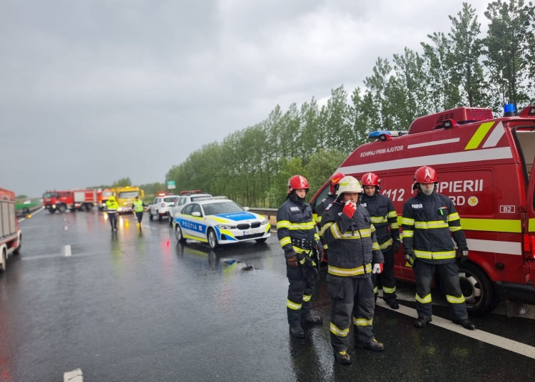 accident rutier pe a1 a fost activat planul rosu de interventie 6825f29cadaea