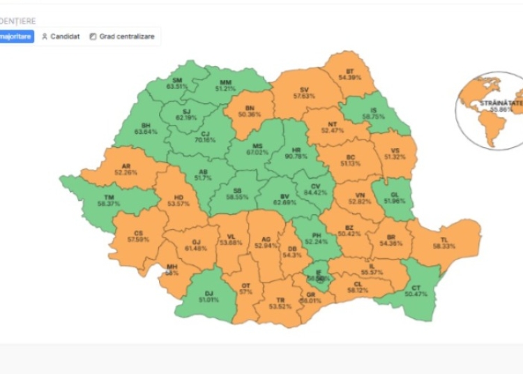 cum au votat romanii pe judete iata rezultatele finale 682ae443dfe06