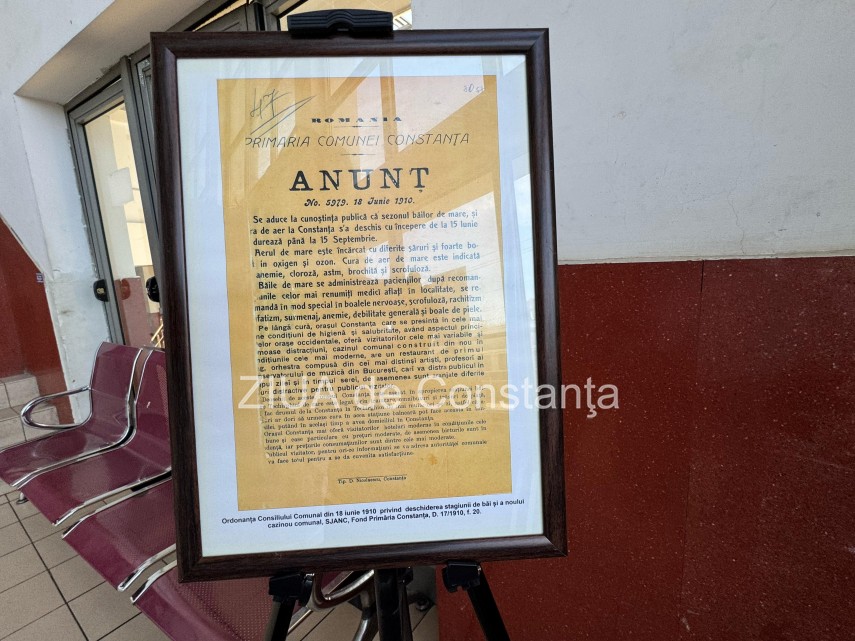 expozitia cazinoul din constanta in documente si fotografii de epoca organizata de mina constanta si sucursala regionala cf constanta in incinta garii galerie foto p 681361d48610a