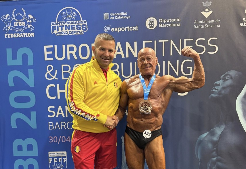 la aproape 75 de ani celebrul culturist vasile serban a urcat din nou pe podium la campionatul european galerie foto 6814bca0dc314