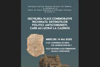 manifestatie in memoria detinutilor politic care au participat la refacerea cazinoului la muzeul de istorie nationala si arheologie constanta p 6821fda2e8b73
