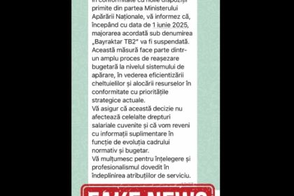 mapn atrage atentia cu privire la un mesaj care circula in mediul online este dezinformare 681f58dcce13a