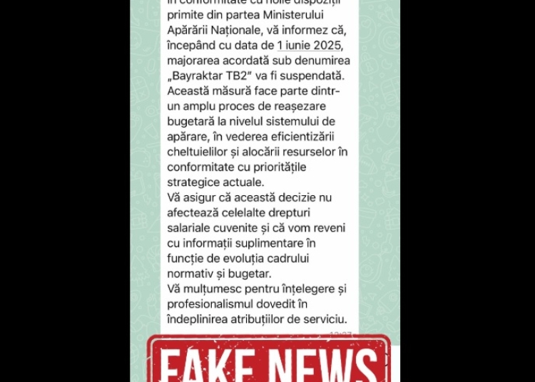 mapn atrage atentia cu privire la un mesaj care circula in mediul online este dezinformare 681f58dcce13a