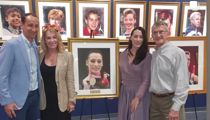 marea campioana din constanta catalina ponor inclusa in gymnastics hall of fame ceremonie la oklahoma city la care a fost si nadia comaneci galerie foto 682969fdc4797