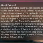 mesaj ro alert pentru zona de nord a judetului tulcea privind posibilitatea caderii unor obiecte din spatiul aerian 68393bbce463c
