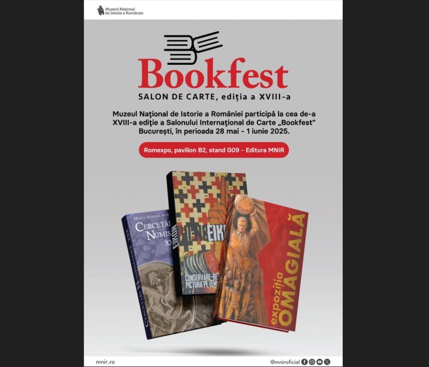muzeul national de istorie a romaniei este prezent la salonul international de carte bookfest iata titlurile propuse 68340b0675b05