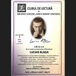 o noua editie a clubului de lectura la biblioteca judeteana constanta opera lui lucian blaga in prim plan 681b10a648a90
