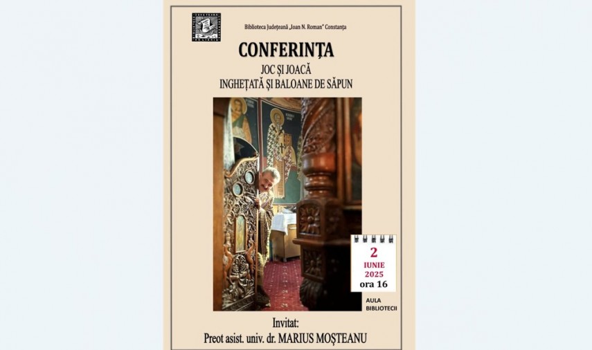 parintele marius mosteanu te asteapta pe 2 iunie la biblioteca judeteana constanta sa iti impartaseasca din tainele copilariei lui iisus 683170de3d7c6
