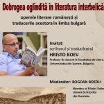 portret de traducator scriitorul hristo boev prezent la biblioteca judeteana constanta 6825f1733ac48