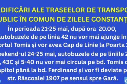 restrictii de trafic de zilele constantei redeschiderea cazinoului si cinci zile de sarbatoare 682c5ff022d9e