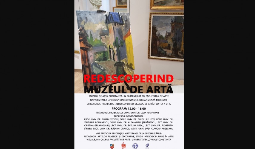 studentii facultatii de arte din cadrul universitatii ovidius constanta la evenimentul redescoperind muzeul de arta 683582a600b47
