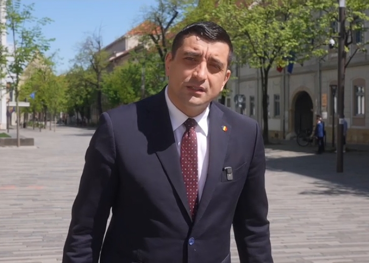video george simion a mers la vot cu calin georgescu fara sotie 68174b7373dd3