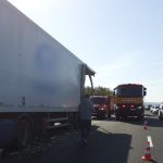 videofoto accident rutier intre doua tir uri pe autostrada a2 o persoana incarcerata 6830b8091eda3