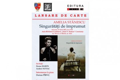amelia stanescu lanseaza volumul de poeme singuratati de imprumut la biblioteca judeteana 6858fb8e8e31e