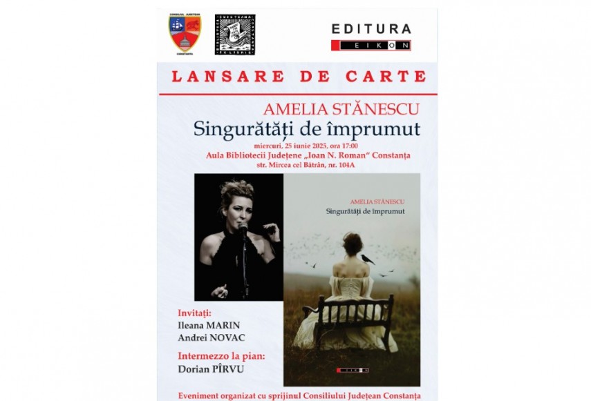 amelia stanescu lanseaza volumul de poeme singuratati de imprumut la biblioteca judeteana 6858fb8e8e31e