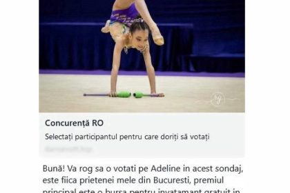 ati primit mesaje pe whatsapp ca sa o votati pe adeline si le ati dat curs diicot a destructurat reteaua din spatele acestei inselaciuni perchezitii si la constanta 684ab4ceacd43