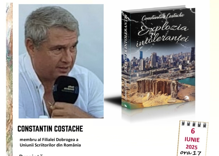 constantin costache lanseaza la biblioteca judeteana volumul explozia intolerantei 68416659784ba