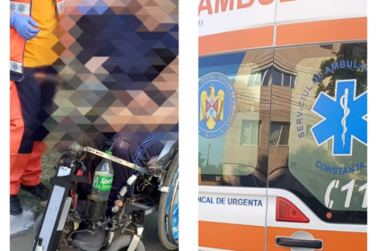 eveniment rutier in cumpana barbat cu dizabilitati ranit dupa ce s a dezechilibrat din cauza unui autoturism 6858d65fe83dd