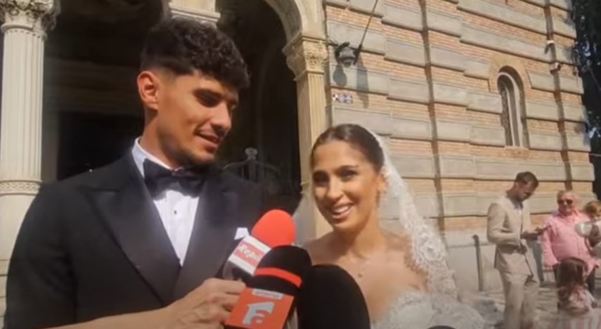 florinel coman si sotia sa s au casatorit religios la constanta le multumesc celor care au fost la biserica alaturi de noi video 684aeb148560e