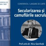 lansare de carte la universitatea ovidius din constanta secularizarea si camuflarile sacrului de nicu gavriluta 683eeeb714def