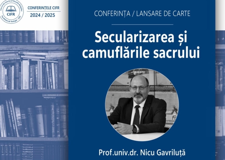 lansare de carte la universitatea ovidius din constanta secularizarea si camuflarile sacrului de nicu gavriluta 683eeeb714def
