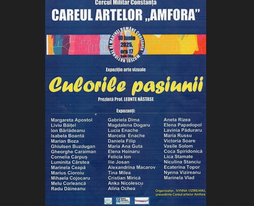 muzeul national al marinei romane gaduieste vernisajul expozitiei de arte vizuale culorile pasiunii 684922ff799c2