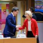 nicusor dan s a intalnit cu von der leyen la consiliul european 685d4aabeff66