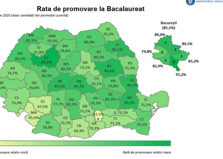 rezultate bac 2025 judetele cu cea mai mica rata de promovare inainte de contestatii 685541f429fd5