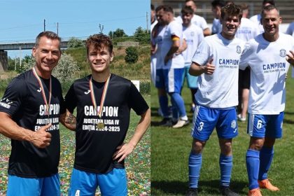 tata si fiu colegi de echipa la liga a 4 a campioni judeteni doi ani la rand galerie foto 68556b37926bc