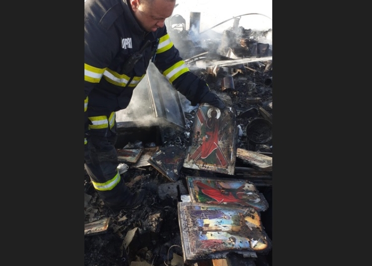 trei icoane au supravietuit unui incendiu devastator din constanta descoperirea care a impresionat pompierii 685be66750e7a