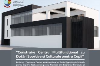 va fi finantat proiectul construirii centrului multifunctional cu dotari sportive si culturale pentru copii in harsova 6851327d828e4