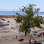 video foc de arma tras de un agent de paza in mamaia in urma declansarii unei alarme un tanar s a accidentat in cadere 68603425d56a4