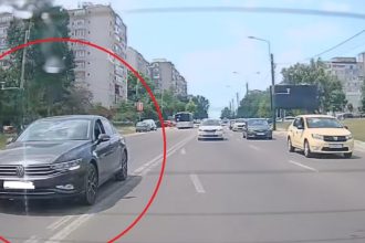 video imagini virale cu un sofer pe contrasens pe tomis politia s a autosesizat si l a lasat pieton 68526b635197d