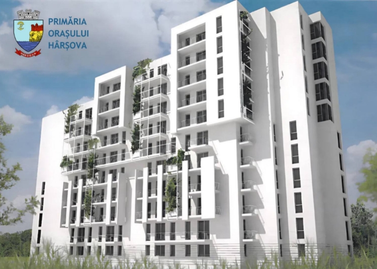 videofoto au inceput lucrarile de construire a blocurilor de locuinte din harsova 685b99074f3df